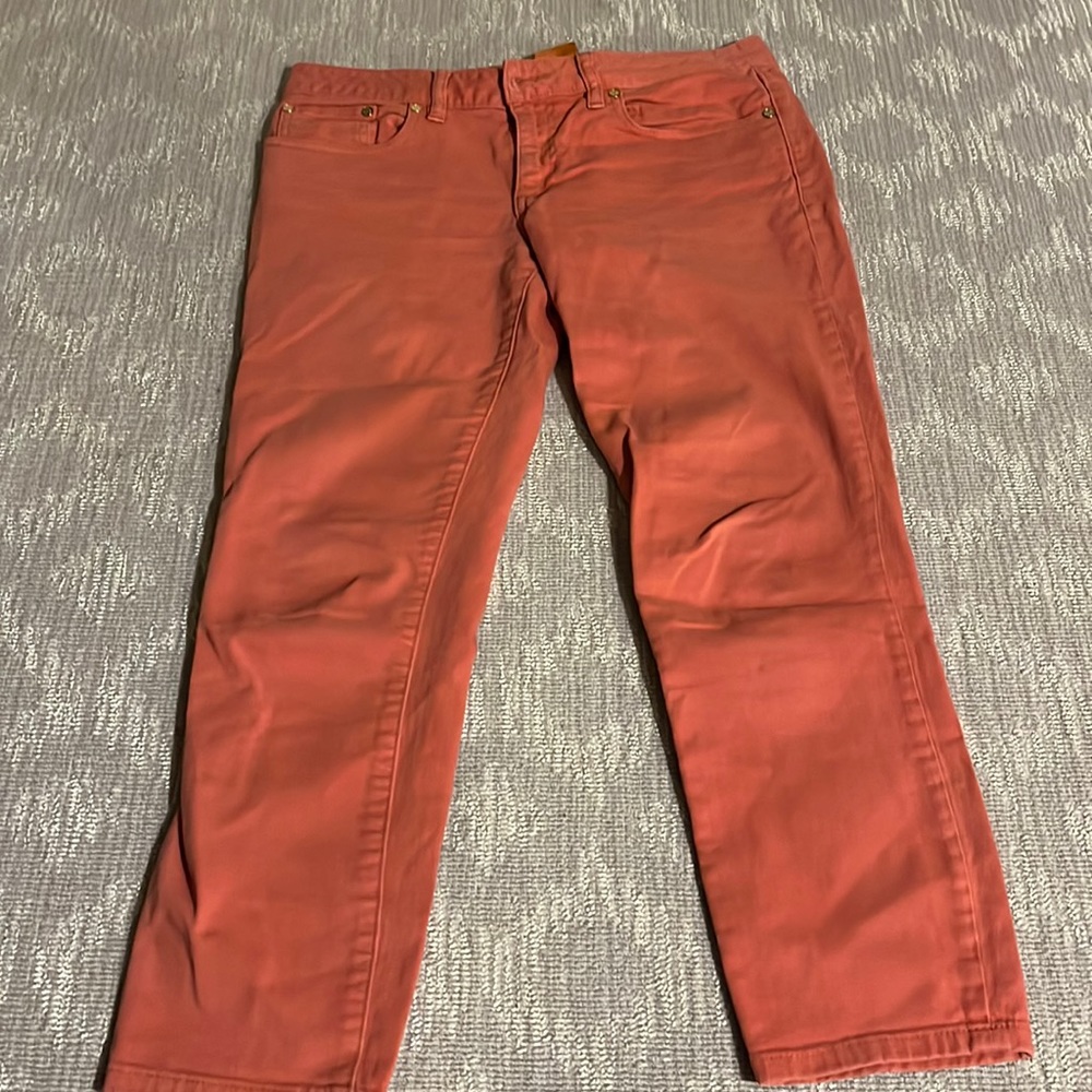 Tory Burch 28 Alexa Cropped Skinny jeans